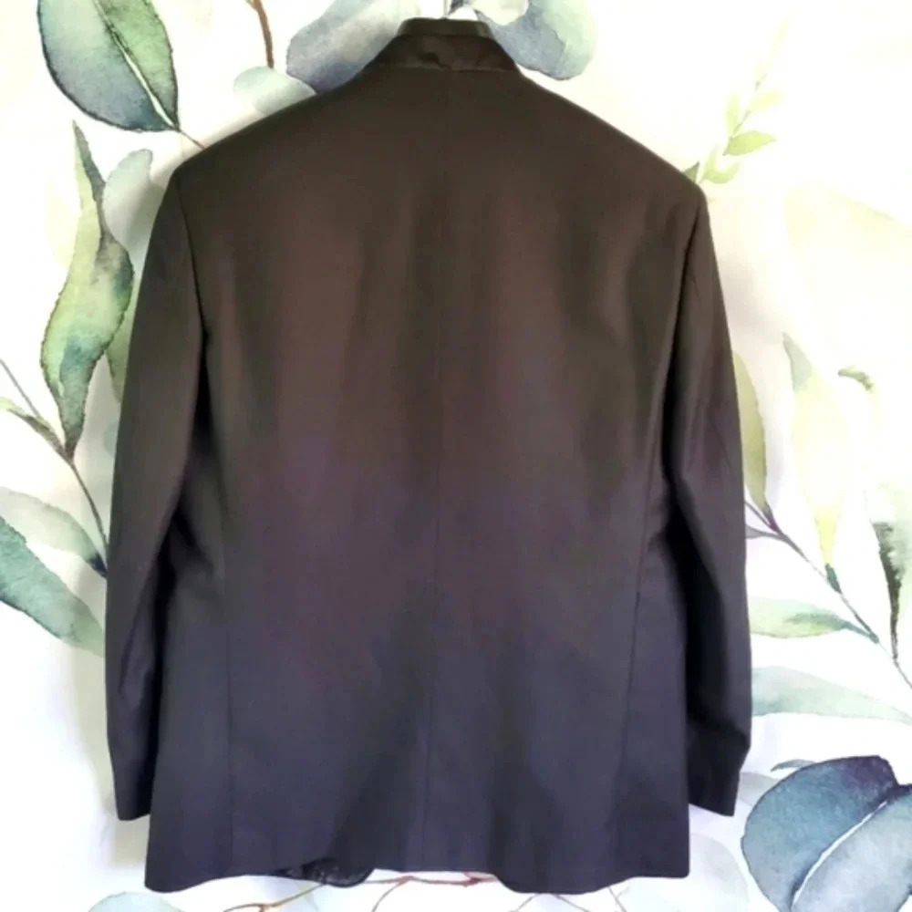 FERRECCI | Uomo Mirage Super 150 Suit/Tuxedo Jacket in Black sz 40S - Picture 2 of 7
